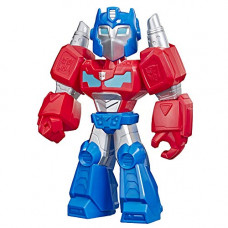 Deals, Discounts & Offers on  - Transformers Optimus Prime Playskool Heroes Mega Mighties Rescue Bots Academy Optimus Prime Figure 10-inch Figure, Collectible Toys