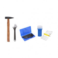 Deals, Discounts & Offers on Hand Tools - Suzec Johnson Professional Home Kit with Screwdriver Set, Adjustable Wrench (200 mm), Claw Hammer, Allen Key Set- Multi