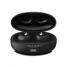 Deals, Discounts & Offers on Headphones - ZEBRONICS Zeb-Sound Bomb Q Truly Wireless Bluetooth in Ear Earbuds with Mic (Black)