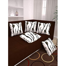 Deals, Discounts & Offers on  - Story@Home Premium Printed Cotton Decorative Cushion Covers (16 X 16 Inches) Set of 5, Multi Colour