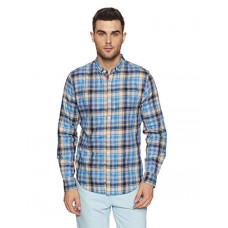 Deals, Discounts & Offers on Men - [Size XXL] United Colors of Benetton Men's Checkered Slim Fit Casual Shirt