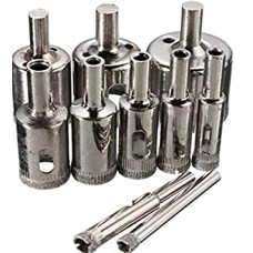 Deals, Discounts & Offers on Home Improvement - DIY Crafts Diamond Drill Bit Set, Glass, Tile, Marble and Ceramic Hollow Core Extractor Remover Tool Set For Glass, Ceramics, Porcelain, Ceramic Tile, Marble (Design No # 3, 7 Pcs)