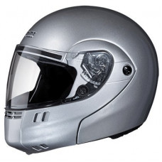 Deals, Discounts & Offers on  - Studds Ninja 3G ECO Flip Up Full Face Helmet (Silver Grey, M)
