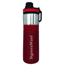 Deals, Discounts & Offers on  - Signoraware Egnite Single Walled Stainless Steel Fridge Water Bottle, 750ml, Red