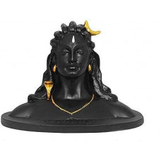 Deals, Discounts & Offers on  - Jiyansh Creation Handcrafted Resin Adiyogi Statue Idols For Car Interior Dashboard Accessories, Gifts Home Decor (Matte Black, 16.5 cm x 11 cm x 13 cm)