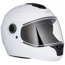 Deals, Discounts & Offers on  - Steelbird SBH-11 Dashing White with Plain Visor,580 mm