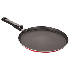 Deals, Discounts & Offers on Cookware - Nirlon Classic Range Non-stick Aluminium Cookware Dosa Tawa, 30cm, Red/Black (FT13)