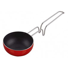 Deals, Discounts & Offers on Cookware - Nirlon Non-Stick Aluminium Vagariya/Tadka Pan -11CM- RED