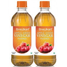Deals, Discounts & Offers on  - Brewkart Apple Cider Vinegar Filtered Pack of 2 1000ml