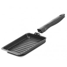 Deals, Discounts & Offers on Cookware - Nirlon Non Stick Aluminium Square Small Grill Pan 14 cm Gas Stove Compatible Only(26mm_Classic_SGP)