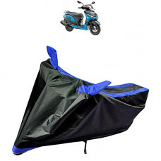 Deals, Discounts & Offers on Accessories - AutokraftZ Blue & Black Polyester two wheeler cover_556