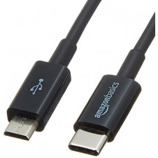 Deals, Discounts & Offers on  -  AmazonBasics USB Type-C to Micro-B 2.0 Cable - 3 Feet (0.9 Meters) - Black
