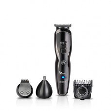 Deals, Discounts & Offers on Health & Personal Care - SYSKA HT3333K Corded & Cordless Stainless Steel Blade Grooming Trimmer with 60 Minutes Working Time; 10 Length Settings (Black)