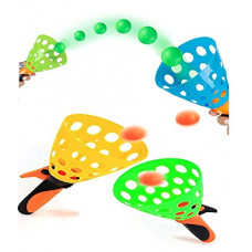 Deals, Discounts & Offers on  - Supreme Deals Click and Catch - Catching Basket Indoor Outdoor Sport Game - Catch Launcher Basket Twin Ball Hand Basketball Set - Indoor Outdoor Sports Games