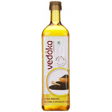 Deals, Discounts & Offers on Lubricants & Oils - Amazon Brand - Vedaka Cold Pressed Sesame Oil Bottle (1L, Gingelly)