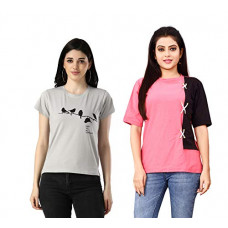 Deals, Discounts & Offers on Laptops - [Size XL] DHRUVI TRENDZ Women's T-Shirt