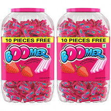 Deals, Discounts & Offers on  - Boomer Strawberry Flavored Chewing Gum Jar, (2 x 796g)