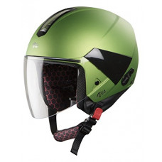 Deals, Discounts & Offers on  - Steelbird SBH-5 VIC Female Glossy Y. Green with Plain Visor,540 mm
