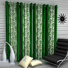 Deals, Discounts & Offers on  - Fashion String Polyresin Door Curtain Set (Green, 7 Feet Long) - 4 Pieces