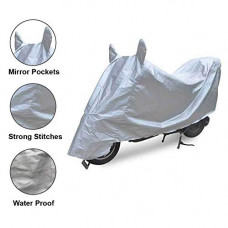 Deals, Discounts & Offers on Accessories - Oshotto Dust Proof Water Resistant Double Mirror Pocket Silvertech Bike Body Cover Compatible with TVS Apache