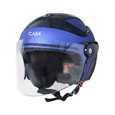 Deals, Discounts & Offers on  - Steelbird SB-29 CASE MAT Y.BLUE WITH BLACK with Plain Visor,600mm, large