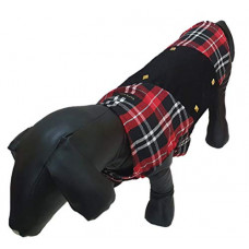 Deals, Discounts & Offers on  - Kitty & The Woof Gang Red and Black with White Base For Dog, Cat and Puppies Size L