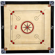 Deals, Discounts & Offers on Toys & Games - Popo Toys Carrom Board For Kids and Children, Brown and Black (2626) inches, with Free Coins, Double Strikers