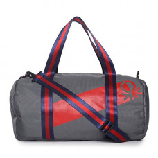 Deals, Discounts & Offers on  - United Colors of Benetton Polyester 43 cms Grey Gym Shoulder Bag (0IP6GYBGMP03I)
