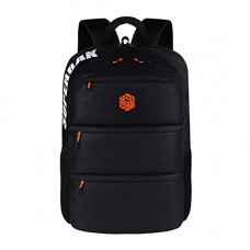 Deals, Discounts & Offers on Laptop Accessories - Superbak Epic 30 Ltrs Anti-Theft Laptop Backpack (Black-Orange), One Size (LBPEPIC000109)