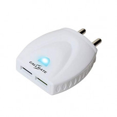 Deals, Discounts & Offers on Mobile Accessories - CALLMATE LC030 2.4 Amp Universal Adapter Worldwide Travel Adapter with Built in Dual USB Charger Ports with Micro USB Cable (White)
