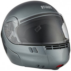 Deals, Discounts & Offers on  - Studds Ninja 3G ECO Flip Up Full Face Helmet (Gun Grey, M)