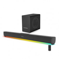 Deals, Discounts & Offers on Electronics - CloudWalker BRST E3000 100W 2.1 Channel Bluetooth 5.0 Soundbar with Subwoofer & LED Lights