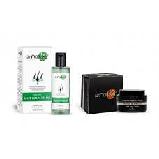 Deals, Discounts & Offers on Beauty Care - Skinatura Organic Hair Growth Oil 110Ml [Bouncier & Shinier Hair] + Papaya & Apricot Fruit Face Scrub 100Gm [De-Pigmentation & Anti-Blemish] | Combo Pack of 2