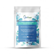 Deals, Discounts & Offers on Health & Personal Care - Dr Foot Hydration Socks Mask with Hyaluronic Acid, Olive Oil, Cocoa, Shea Butter and Aloe Vera