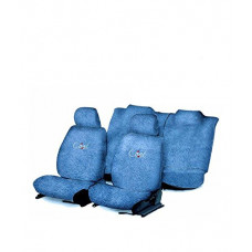 Deals, Discounts & Offers on  - Flomaster Towelmate Seat Cover For Hyundai I20 (Set of 3, Blue) (WV0013593_204)