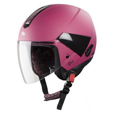 Deals, Discounts & Offers on  - Steelbird Hi-Gn SBH-5 VIC Open Face Helmet with Plain Visor (Female, Matt Magenta, XS)
