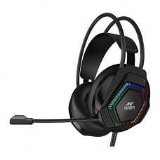 Deals, Discounts & Offers on Headphones - Ant Esports H560 RGB LED Wired Over-Ear Gaming Headset with Mic