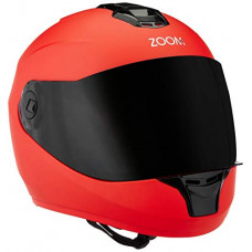 Deals, Discounts & Offers on  - Steelbird Hi-Gn SBH-11 Zoom Glossy Full Face Helmet with Smoke Visor, 58CM Matt Black