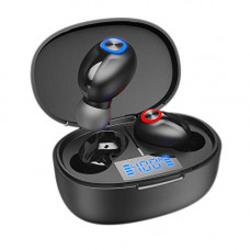 Deals, Discounts & Offers on Headphones - DUDAO Latest Stereo Wireless Bluetooth 5.0 in-Ear Earphones with Noise Cancellation Mic - Black Earbuds