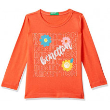 Deals, Discounts & Offers on Baby Care - [Size 6 - 9M] United Colors of Benetton Baby-Girl's Regular fit T-Shirt