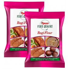 Deals, Discounts & Offers on  - Manna Ragi Flour, 2kg (1kg x 2 Packs) | 100% Natural | Finger Millet Flour | Nachni Atta | Kelvaragu Flour | Rich in Calcium & Protein