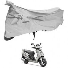 Deals, Discounts & Offers on Accessories - Kandid Silver Polyester two wheeler cover_6