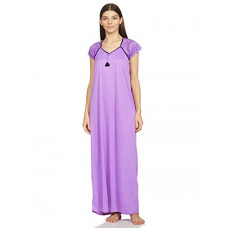 Deals, Discounts & Offers on Women - Klamotten Women's Poly Cotton Maxi Night Wear