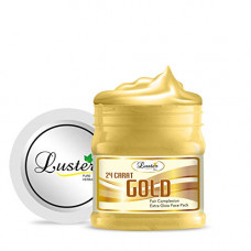 Deals, Discounts & Offers on Beauty Care - Luster 24 Carat Gold Face Pack | Extra Glow & Fair Complexion | Face Pack For Oily & Dry Skin | Face Pack For Women & Men | All Skin Type (Paraben & Sulfate Free)-500 g