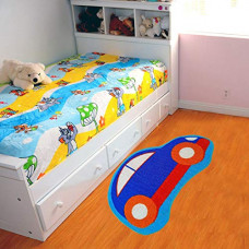 Deals, Discounts & Offers on  - Status Nylon Car Shape Digital Printed Kids Door Mats 18