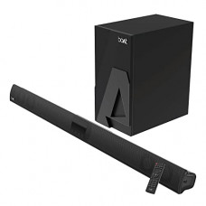 Deals, Discounts & Offers on Electronics - boAt Aavante Bar 1400 Bluetooth Soundbar with 120W RMS boAt Signature Sound, 2.1 Channel, Multi-Compatibility Modes, Wired Subwoofer, Entertainment EQs and Master Remote Control(Premium Black)