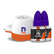Deals, Discounts & Offers on  - DND Flash Mosquito Repellent Refill | Liquid Vaporiser | 3X Turbo Power | Combo 2 Refills & 1 Machine