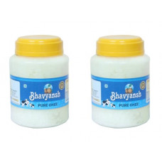 Deals, Discounts & Offers on  - BHAVYANSH Pure Desi Ghee | 100% Pure Buffalo Ghee | Desi Bilona Ghee (1000ml x 2)| Pack of 2 Mason Jar
