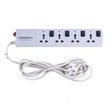 Deals, Discounts & Offers on Electronics - Buildskill Heavy Duty 4 Socket Extension Boards (White)