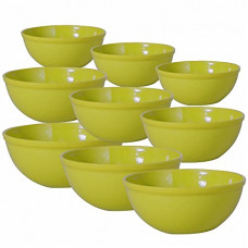 Deals, Discounts & Offers on  - Wonder Sigma Microwave Safe Multipurpose Plastic Combo Bowl Set, 650 ml, 1300 ml & 2400 ml, Green Color, Set of 9 Bowls, Made in India, KBS00152